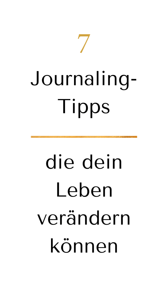 7 journaling tips